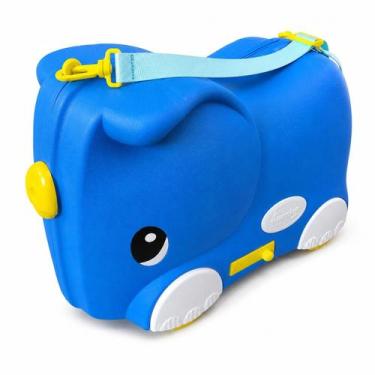 Imagem de Malinha Infantil JumboBaby Elefantinho Azul Resistente de Bordo para V