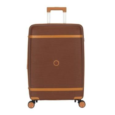 Imagem de Mala Média 23kg Viagem 24" Expansiva Zíper Anti Furto Polipropileno 36