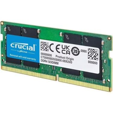 Imagem de Memória RAM DDR4 8GB 2666 MHz Crucial Notebook