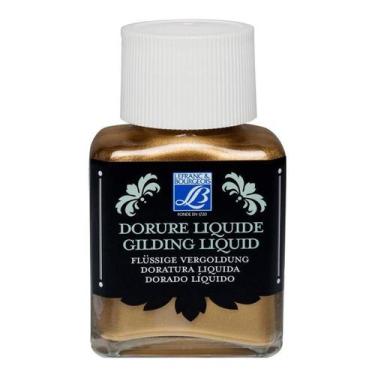 Imagem de Tinta Para Douração Liquida Lefranc 75ml Ouro Pálido - Lefranc & Bourg