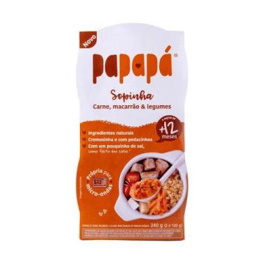 Imagem de Kit Sopinha Carne, Macarrão e Legumes 240g - Papapá