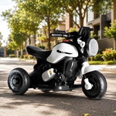 Imagem de Mini Moto Eletrica Infantil 6V Zippy Toys Luzes Sons Marcha Ré Recarre