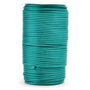Imagem de Cordão de Cetim Rabo de Rato 4mm 100 Metros - artePunto, PETRÓLEO
