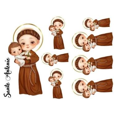 Imagem de Estampa Fácil Santinhos Fabricart - Santo Antonio