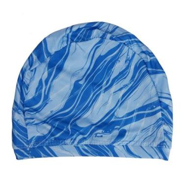Imagem de Touca de Natação Poker Aquatic Estampada Infantil, Único, Azul