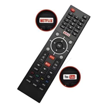 Imagem de Controle Remoto Compativel Tv Semp TCL Led Smart - FBG
