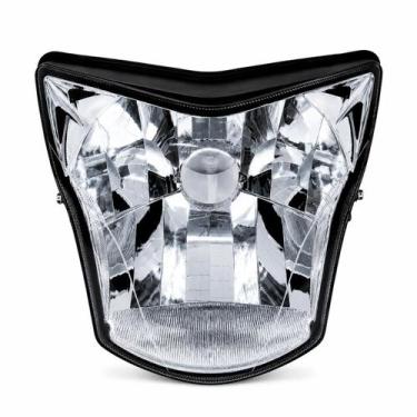 Imagem de Farol Dianteiro para Bros com Pontos de Fixação e Refletor Interno Cro