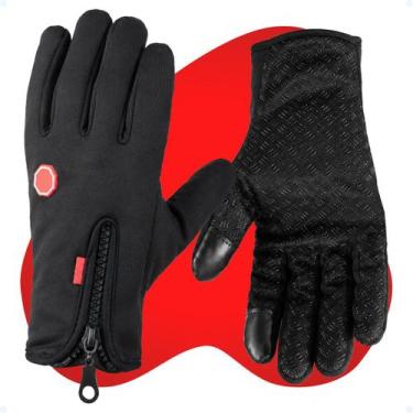 Imagem de Luva Moto Motoqueiro Impermeável Térmica Inverno Frio Touch - Hxt