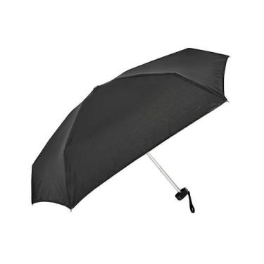 Imagem de Sombrinha Pocket Mini Manual Fazzoletti 005 Resistente ao Vento, Preto