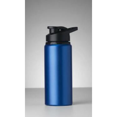 Imagem de Garrafa Squeeze Alumínio 600ml Fitness Antigotejamento - Congratulatio