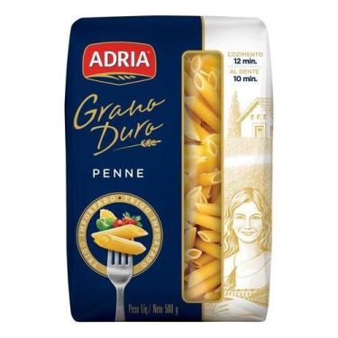Imagem de Macarrão De Sêmola Grano Duro Penne Adria Pacote 500g