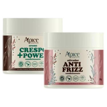 Imagem de Kit Ativador Apice Antifrizz Creme De Pentear Crespo Power Finalização