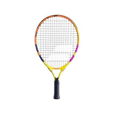 Imagem de Raquete de Tênis Babolat 19 Júnior Preta e Amarela, Amarelo e Violeta