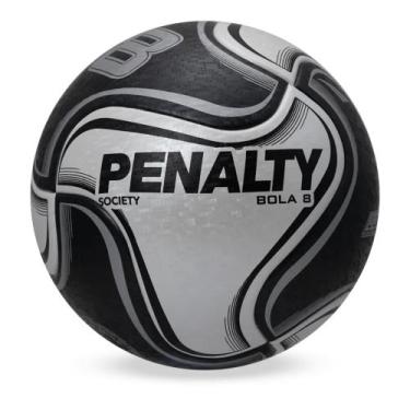 Imagem de Bola Society Penalty 8 Termotec Oficial -, Unico, Branco, Preto