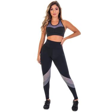 Imagem de Conjunto Fitness Fristyle Legging E Top Academia Feminino-Feminino