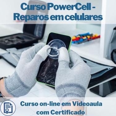 Imagem de Curso on-line em videoaula PowerCell -Reparos em celulares com Certificado