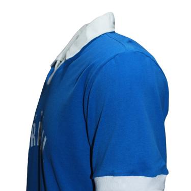 Imagem de Camisa Brasil Polo Estrelas Liga Retrô Azul Royal