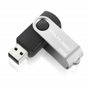 Imagem de Pen Drive Multilaser Twist 2.0 Armazenamento 64Gb Pd590