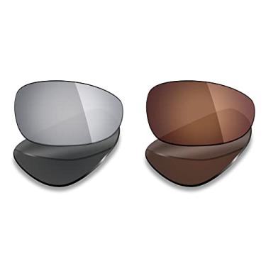 Imagem de Mryok 2 pares de lentes polarizadas de substituição para óculos de sol Oakley Juliet – opções