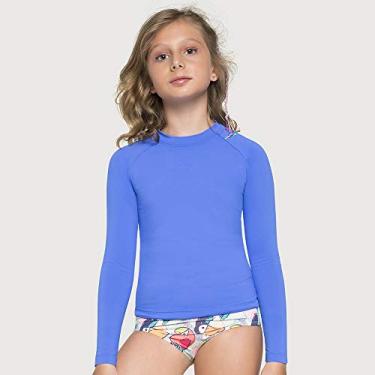 Imagem de CAMISETA UVPRO MANGA LONGA INFANTIL AZUL BIC UVLINE
