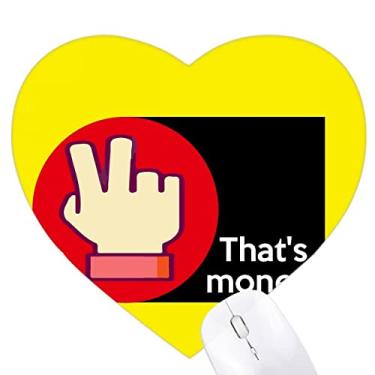 Imagem de Mouse pad Hip Hop Music Truly Praises Respect Heart Tapete de borracha para escritório