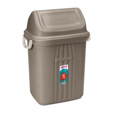 Imagem de Lixeira 19l Com Tampa Basculante Alças Áreas Externas Casablanca - 279 Sanremo