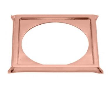 Imagem de Porta Grelha Ralo Click 10x10 Suporte Rose Gold Inox