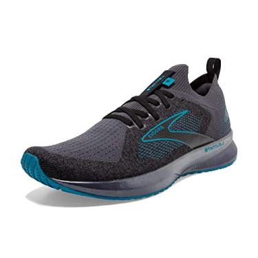 Imagem de Brooks Tênis de corrida masculino Levitate StealthFit 5 Neutral, Preto/ébano/azul-petróleo, 39