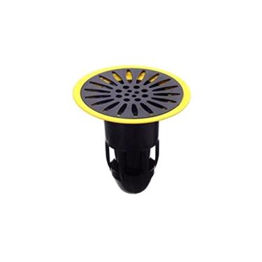 Imagem de Ralo De Chão Dreno Inibidor de Odor Com Drenagem Anti Inseto (Preto)