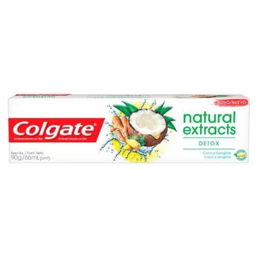Imagem de Creme Dental Colgate Natural Extracts Detox Coco E Gengibre 90G