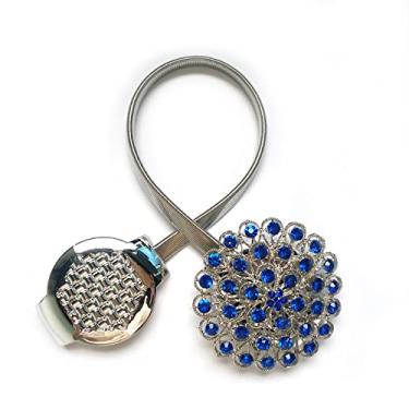Imagem de 1 peça acessórios para cortina magnética strass tela decorativa para janela tieback suporte para cortinas de metal retrátil, b, 23,60 cm