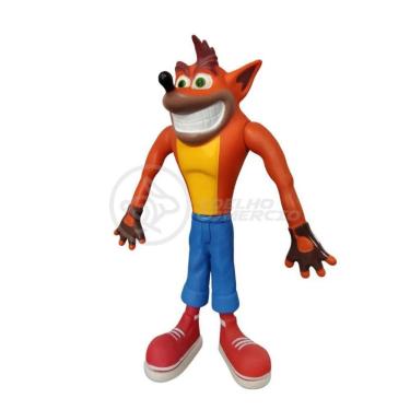 Imagem de Boneco Action Figure Crash Bandicoot Articulado 25cm