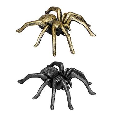 Imagem de Darice Ornamento de aranha de mesa: ferro, 15 x 5 cm, 2 estilos sortidos