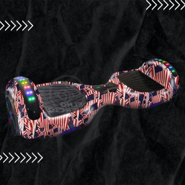 Imagem de Hoverboard Esporte Skate Elétrico Adesivo America - Usa Nº18