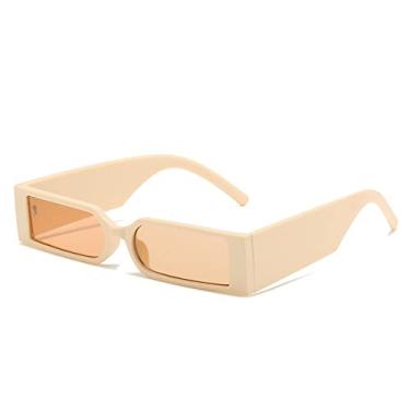 Imagem de Óculos de sol retrô pequenos óculos de hip hop femininos óculos de sol quadrados de designer de moda óculos de sol UV400,cor,6,óculos