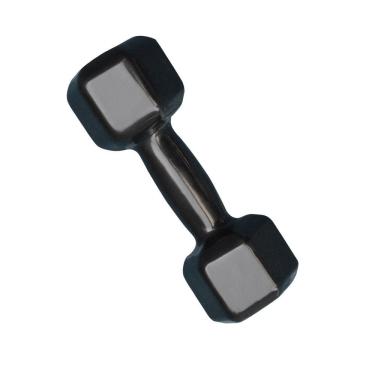 Imagem de Halter Sextavado Emborrachado 8Kg Academia Treino Musculação