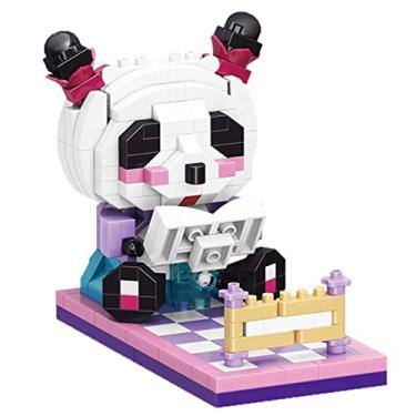 Imagem de Myweyde Edifício Micro Mini Panda, Conjuntos de Micro Mini Blocos de Construção Animais Panda/Cat/Dog, Conjuntos de Construção Animais Bonitos Panda (Panda - 326Pcs)