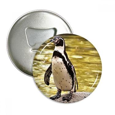 Imagem de Emblema multifuncional com ímã de geladeira, pinguim, ciência da Antártica, ciência da natureza