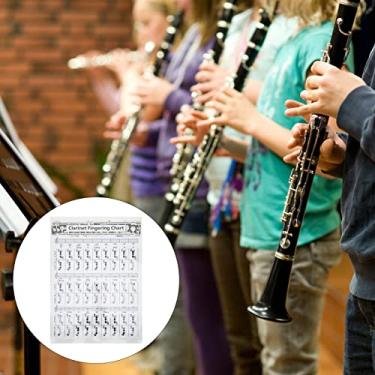 Imagem de Clarinete Treinamento Clarinete Gráfico de Dedos Clarioneta Cartaz Tabela de Treinamento Instrumento Musical Acessórios para Iniciantes (1)
