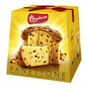 Imagem de Panettone com Frutas bauducco 908g