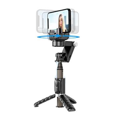 Imagem de Suporte de Celular Estabilizador Luz Selfie Vara Tripé Remoto Sem Fio Portátil