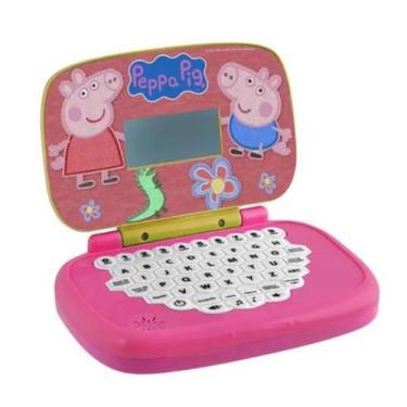 Imagem de Laptop De Atividades Infantil Peppa Pig Bilingue Candide