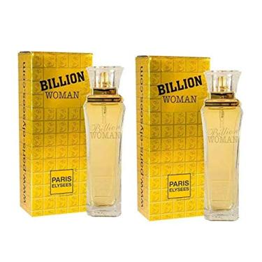 Imagem de 2 Perfumes Billion Woman 100 ml - Lacrado - Paris Elysees