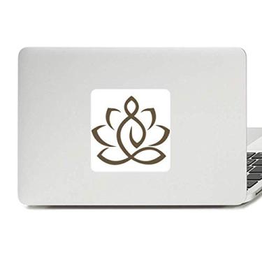 Imagem de Adesivo de vinil para laptop com estampa de lótus da Cultura Religião Alfândega Decoração de PC