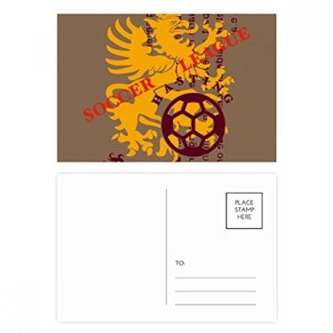 Imagem de Conjunto de cartões postais da Liga de Futebol de Dragão da Idade Média Cartão de felicitações