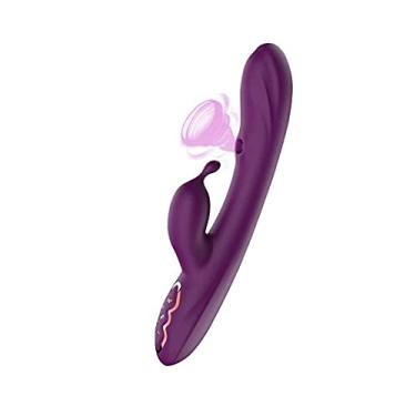 Imagem de Vibrador Coelho 7 Velocidades Ponto G Silicone À Prova D'água Clitóris Estimulador Erótico Zatla Shop (Roxo)