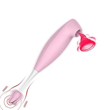 Imagem de Vibrador Sucção 2 em 1 Ponto G Mamilo Clitóris Estimulador Massageador Erótico Zatla Shop
