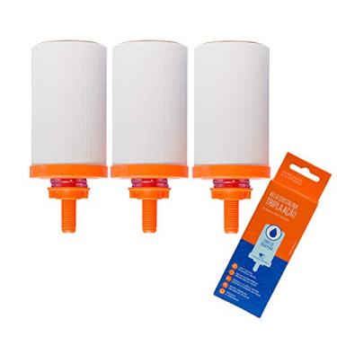 Imagem de Vela Para Filtro De Barro Tripla Ação Cristalina Kit 3 Un