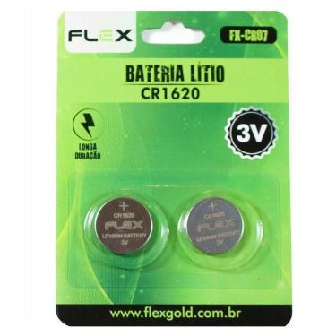 Imagem de Bateria De Lítio Cr 1620 Flex Cartela Com 2 Unidades
