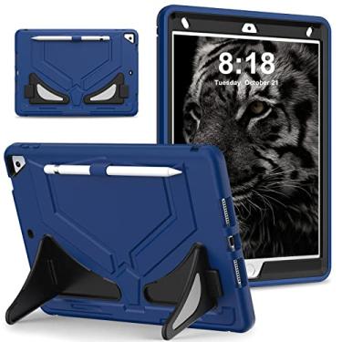 Imagem de Capa para tablet Capa para iPad 10.2 Case 2021/2020/ 2019, para iPad 9ª/8ª/ 7ª geração Capa protetora, capa protetora robusta à prova de choque com suporte para crianças meninas meninos crianças Estoj